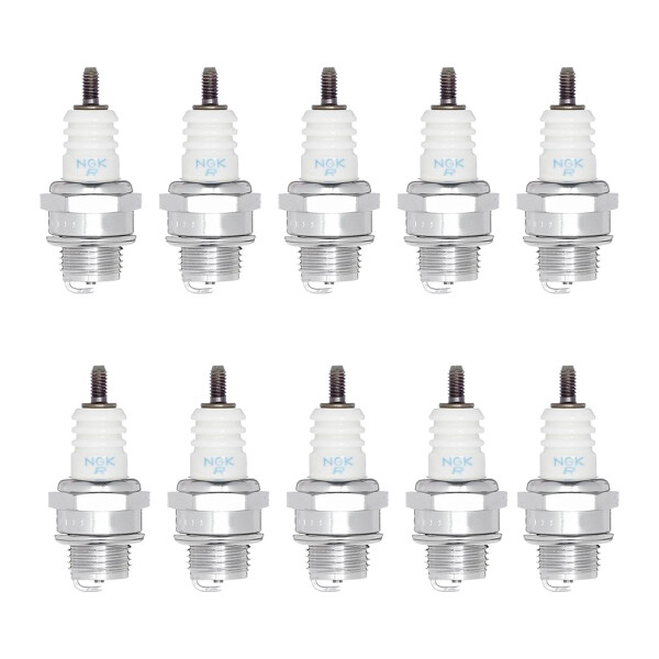 10 Zündkerzen mit Flachdichtsitz NGK Aftermarket-Expertise für u.a. KAWASAKI