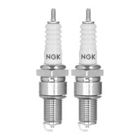 2 Spark Plugs with flat seal seat NGK suitable for BMW 3...