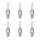 6 Spark Plugs with flat seal seat NGK suitable for BMW 3 Series and others