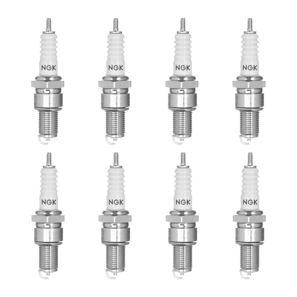 8 Spark Plugs with flat seal seat NGK suitable for BMW 3 Series and others