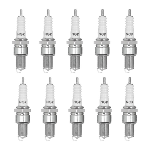 10 Spark Plugs with flat seal seat NGK suitable for BMW 3 Series and others