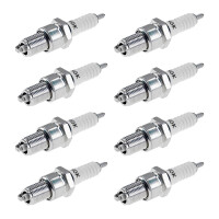 8 Spark Plugs with flat seal seat NGK aftermarket...