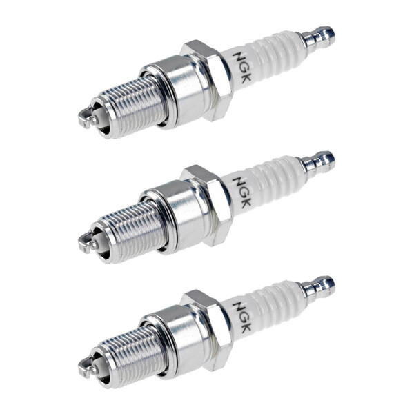 3 Spark Plugs fixed SAE connection NGK aftermarket expertise for KIA PRIDE