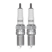 2 Spark Plugs with flat seal seat NGK suitable for BMW 3...