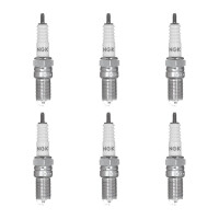 6 Zündkerzen mit Flachdichtsitz NGK...
