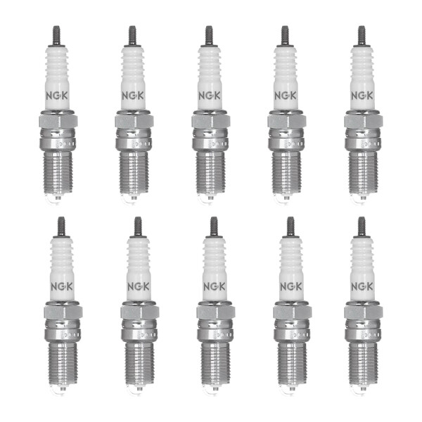 10 Spark Plugs with flat seal seat NGK suitable for BMW 3 Series and others