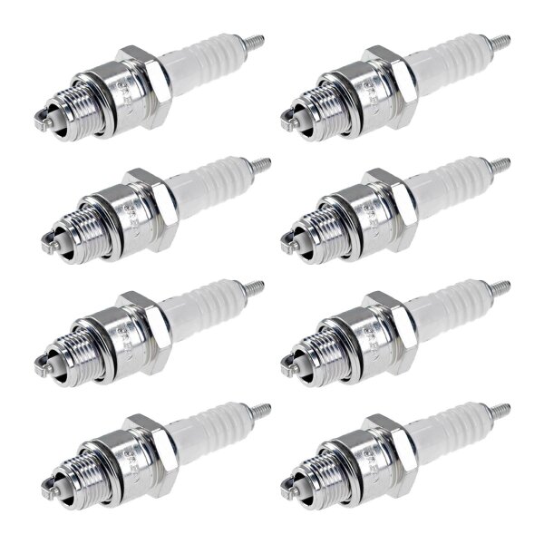8 Spark Plugs with flat seal seat NGK IAM expertise for YAMAHA and others