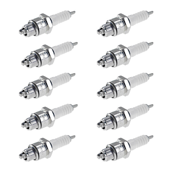 10 Spark Plugs with flat seal seat NGK IAM expertise for YAMAHA and others