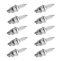 10 Spark Plugs with flat seal seat NGK IAM expertise for...