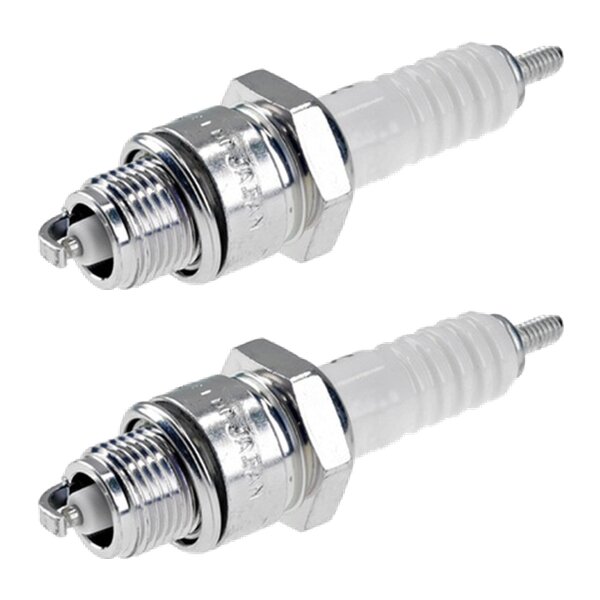 2 Spark Plugs with flat seal seat NGK aftermarket expertise for HONDA and others