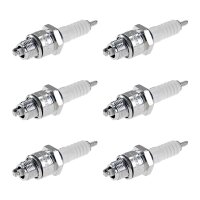 6 Spark Plugs with flat seal seat NGK aftermarket...
