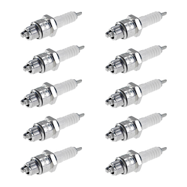 10 Spark Plugs with flat seal seat NGK IAM expertise for HONDA and others
