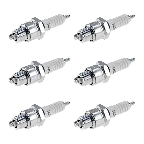 6 Spark Plugs Nickel centre electrode NGK suitable for SUZUKI and others
