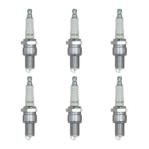 6 Spark Plugs with flat seal seat NGK aftermarket expertise for TOYOTA LAND