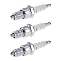 3 Spark Plugs fixed SAE connection NGK suitable for...
