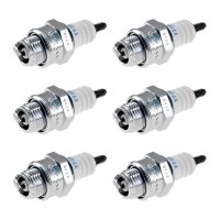 6 Spark Plugs with flat seal seat NGK aftermarket...