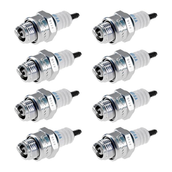 8 Spark Plugs with flat seal seat NGK aftermarket expertise for HONDA and others