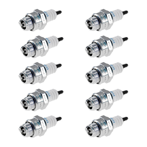 10 Spark Plugs with flat seal seat NGK IAM expertise for HONDA and others