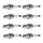 8 Spark Plugs fixed SAE connection NGK aftermarket expertise for e.g. AUDI COUPE