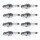 8 Spark Plugs fixed SAE connection NGK suitable for e.g. ALFA ROMEO 147