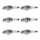 6 Spark Plugs fixed SAE connection NGK IAM-Expertise for e.g. DAIHATSU SIRION