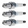 3 Spark Plugs fixed SAE connection NGK suitable for FIAT COUPE and others