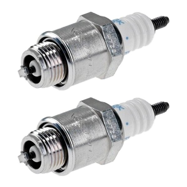 2 Spark Plugs with flat seal seat NGK aftermarket expertise for KAWASAKI