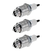 3 Spark Plugs with flat seal seat NGK aftermarket...
