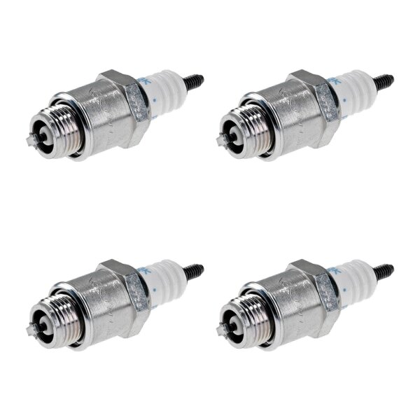 4 Spark Plugs with flat seal seat NGK aftermarket expertise for KAWASAKI