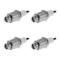 4 Spark Plugs with flat seal seat NGK aftermarket...