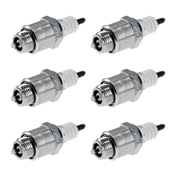 6 Spark Plugs with flat seal seat NGK aftermarket expertise for KAWASAKI