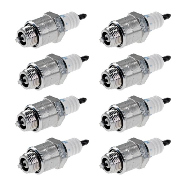 8 Spark Plugs with flat seal seat NGK aftermarket expertise for KAWASAKI