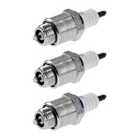 3 Spark Plugs with flat seal seat NGK aftermarket...