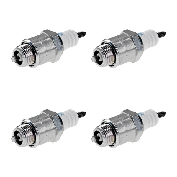 4 Spark Plugs with flat seal seat NGK aftermarket expertise for KAWASAKI