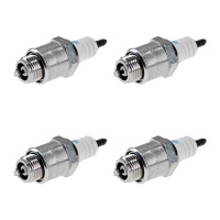 4 Spark Plugs with flat seal seat NGK aftermarket...