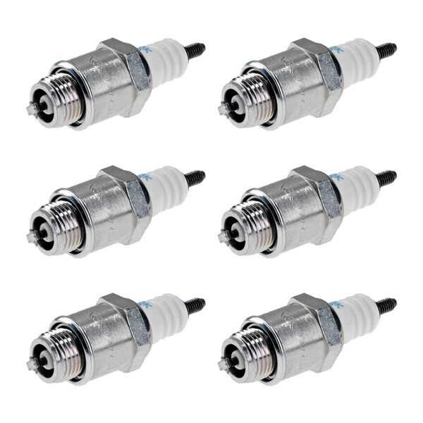 6 Spark Plugs with flat seal seat NGK aftermarket expertise for KAWASAKI