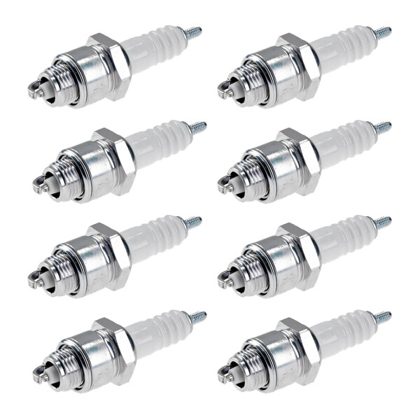 8 Spark Plugs with cone seal seat NGK aftermarket expertise for various vehicles