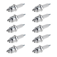 10 Spark Plugs with cone seal seat NGK IAM expertise for...