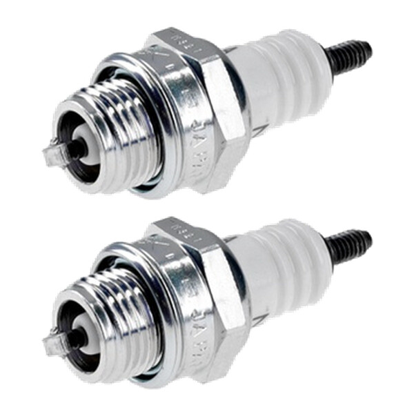 2 Spark Plugs with flat seal seat NGK IAM expertise for HITACHI and others