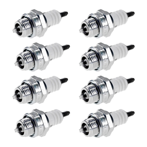 8 Spark Plugs with flat seal seat NGK IAM expertise for HITACHI and others