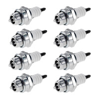 8 Spark Plugs with flat seal seat NGK IAM expertise for...