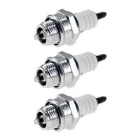 3 Spark Plugs with flat seal seat NGK aftermarket...