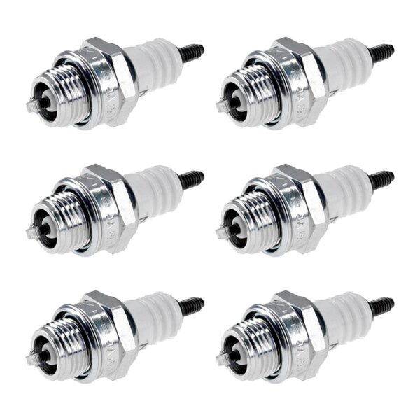 6 Spark Plugs with flat seal seat NGK aftermarket expertise for KAWASAKI