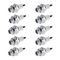 10 Spark Plugs with flat seal seat NGK aftermarket...