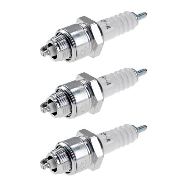 3 Spark Plugs with cone seal seat NGK aftermarket expertise for various vehicles