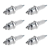 6 Spark Plugs with cone seal seat NGK aftermarket...