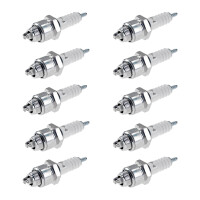 10 Spark Plugs with cone seal seat NGK IAM expertise for...