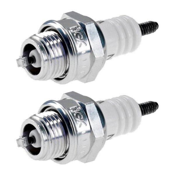 2 Spark Plugs with flat seal seat NGK aftermarket expertise for HONDA and others