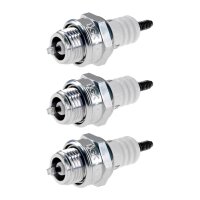 3 Spark Plugs with flat seal seat NGK aftermarket...