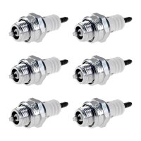 6 Spark Plugs with flat seal seat NGK aftermarket...